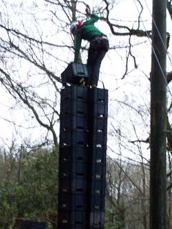 Crate stacking