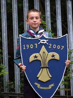 4th Scouts Centenary shield